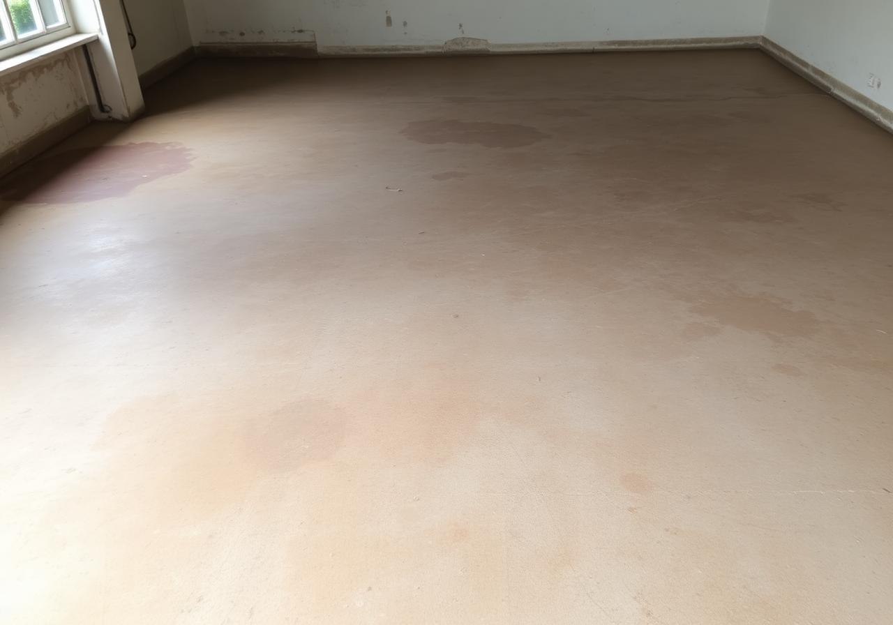 Garage Epoxy Floor — before